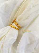 Premium AD Stone Toe Rings -Red-G10032